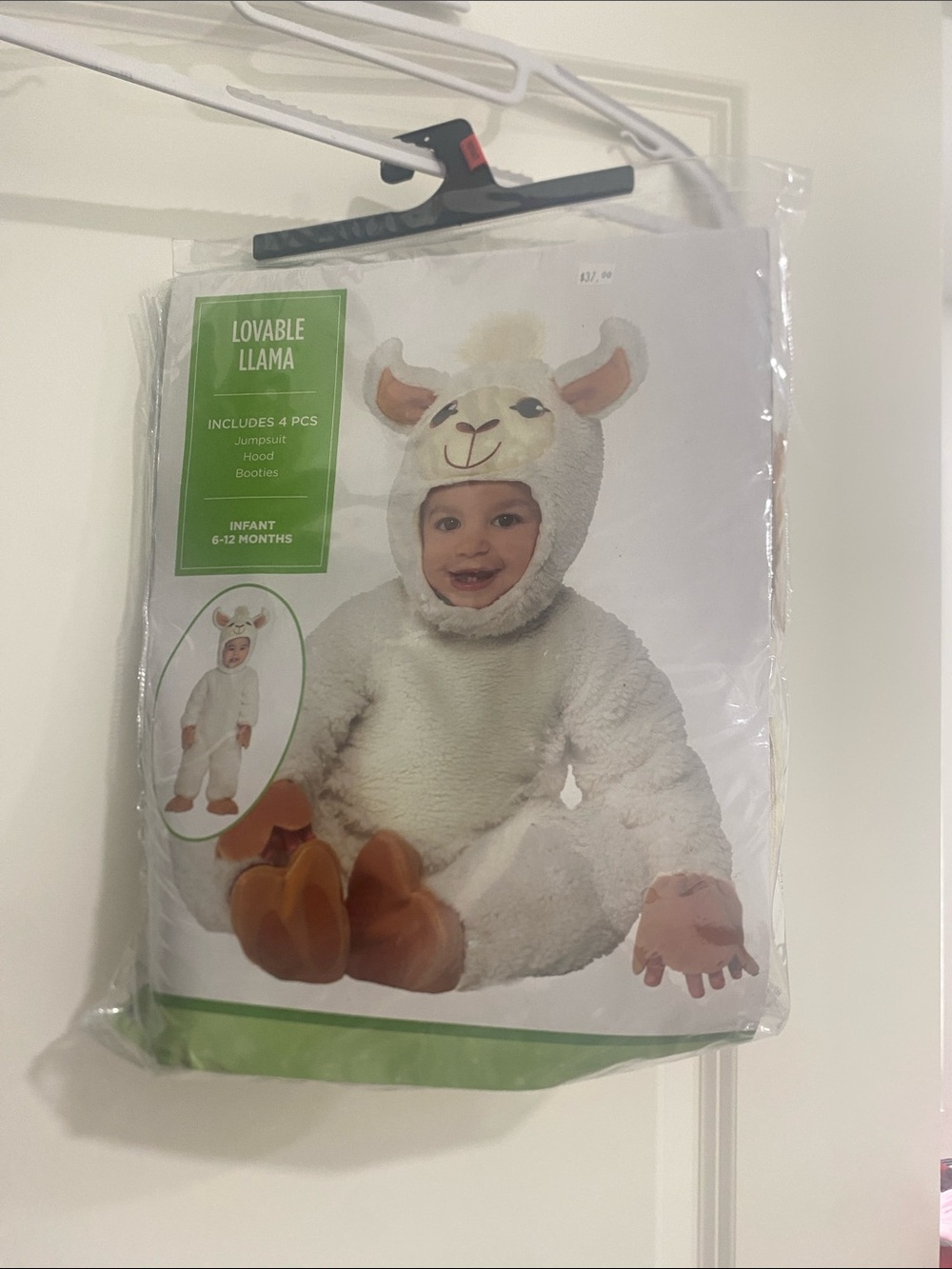 Lovable Llama Infant Costume - White